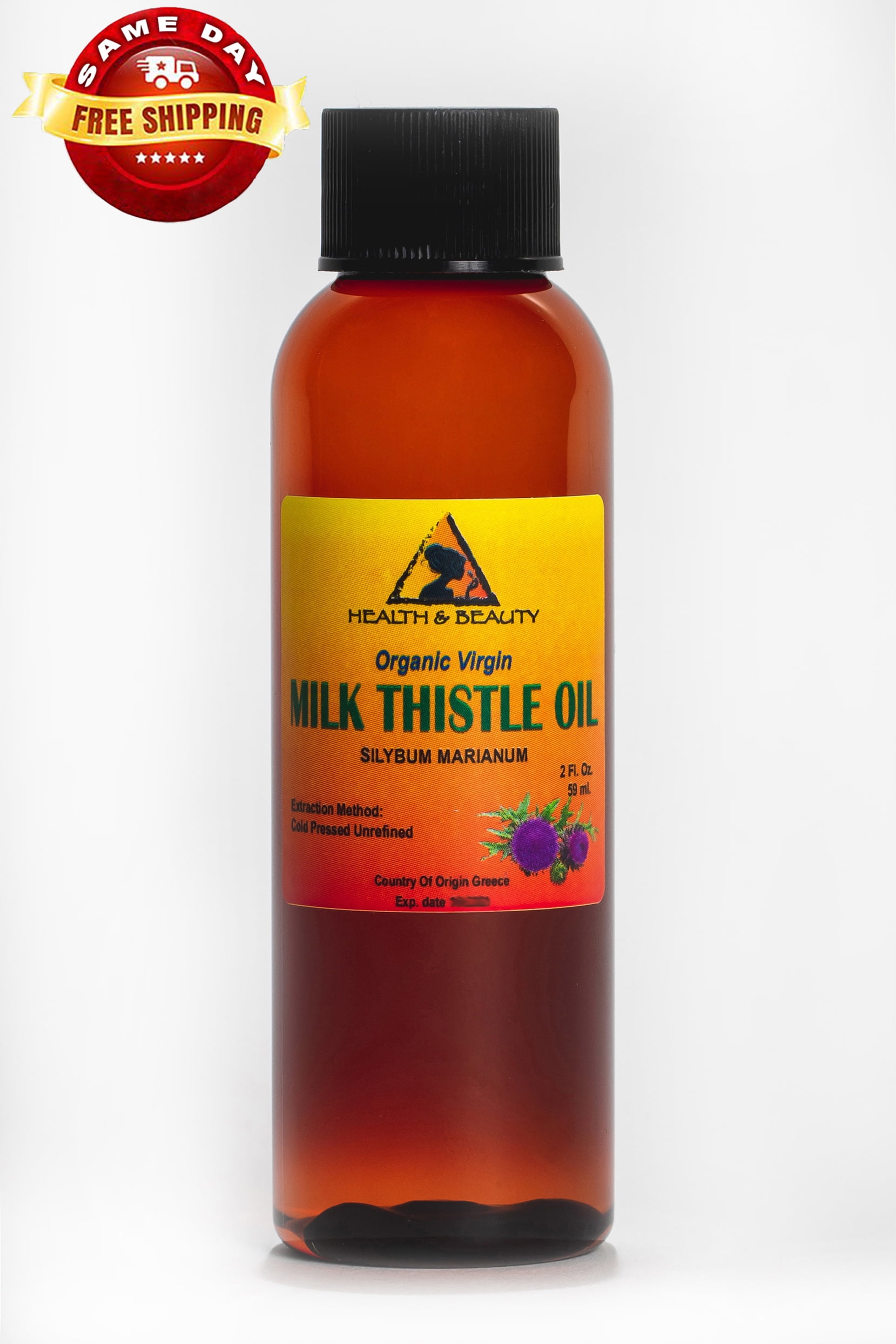MILK THISTLE SEED OIL UNREFINED ORGANIC VIRGIN COLD PRESSED PURE