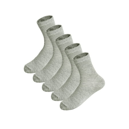 Men 5 pair Ankle High Crew Socks Gray Sock Size 10-13 | Walmart Canada