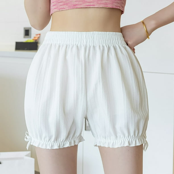WMTBSRSW Women's Adult Plus Size Y2k Shorts Japanese Ruffled