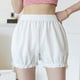 thumbnail image 1 of ICHUANYI Clearance Women's Leggings High Rlasticity Large Size Half Pants Slim Fitting Leggings(White, M) ICHUANYI WER2023081506257, 1 of 7