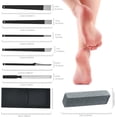 thumbnail image 2 of 8 Pcs Professional Pedicure Knife Kits Manicure Pedicure Tools Dead Skin Remover Foot Cuticle Removal Toe Nail Scraper Callus Rasp File Shaver Feet Pedicure Knife Kit with Storage Bag and Pumice Stone, 2 of 5