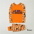 thumbnail image 2 of TIMIFIS Pyjamas d'Halloween pour Famille pour Femmes/hommes Ensembles Assortis de Pjs de Vacances d'Halloween 2 Pcs Combinaison de Pyjama Toile d'Araignée Fantômes Citrouille Squelette Haut et Pantalon Tenue de Maison Hiver, 2 of 6