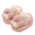 thumbnail image 2 of KEXE Toddler Girl Slippers Slippers Toddler Warm Slippers For Girls Boys Kids Toddlers Winter Indoor House Home Shoes 10.5-11 Years, 2 of 4