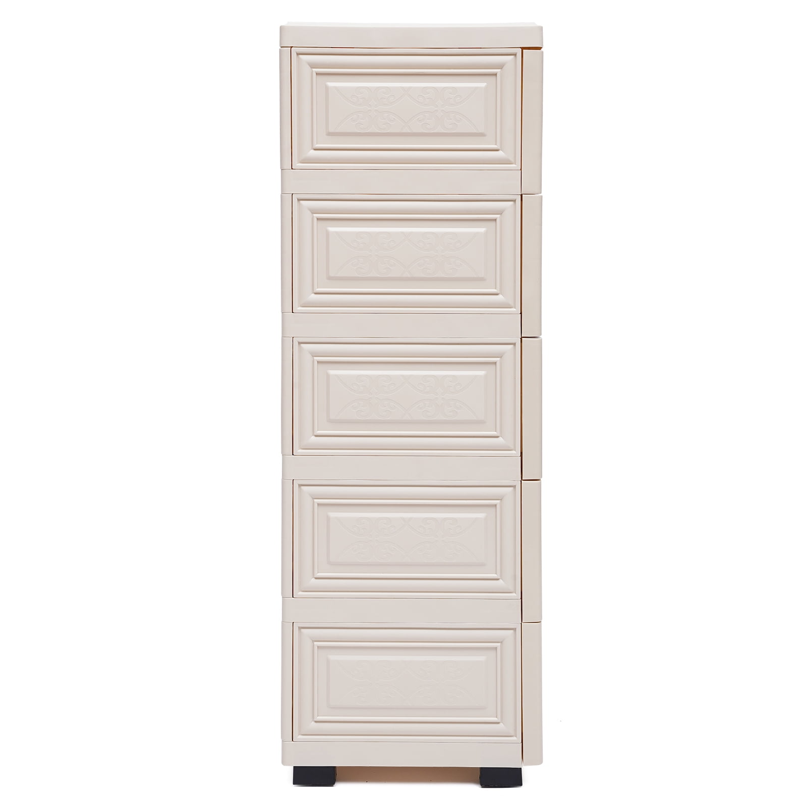 Cutycaty Storage Cabinet with 6 Drawers, Plastic Drawers Dresser, Tall  Dresser, Closet Drawers with Wheel for Clothing Bedroom Nursery Playing  Room (Beige) - Yahoo Shopping