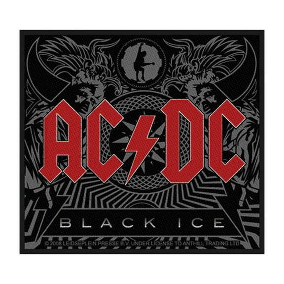 AC/DC Men's Woven Patch Black