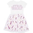 thumbnail image 1 of Star Wars Girls' Little Tulle Costume Dress (10/12-Large, Pink), 1 of 2