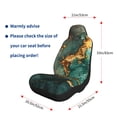 thumbnail image 5 of Sikiie Emerald Color Gold Marble Car Seat Covers 2PCs Front Car Seat Covers Universal fit for Most Cars SUVs and Trucks-1, 5 of 9
