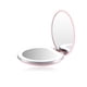 thumbnail image 1 of Espejo de bolsillo con luz LED, espejo de mano con aumento para maquillaje con iluminación natural, compacto y portátil para viajes, blanco ACTIVE Biensenido a ACTIVE, 1 of 1