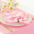 thumbnail image 4 of PurpleEssences Gingham Check Cloth Napkins Set of 10, 18x18 inches -Blush Pink/White, 4 of 5