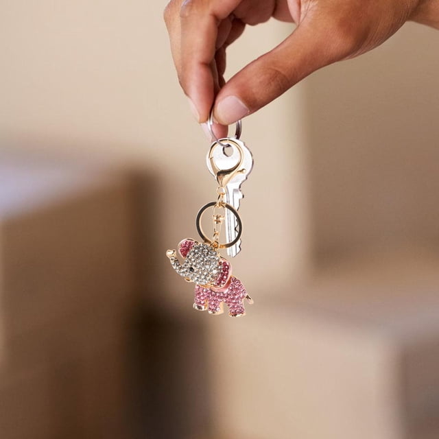 NUOLUX Colgante De Con Llavero De Aleación Para Decorar