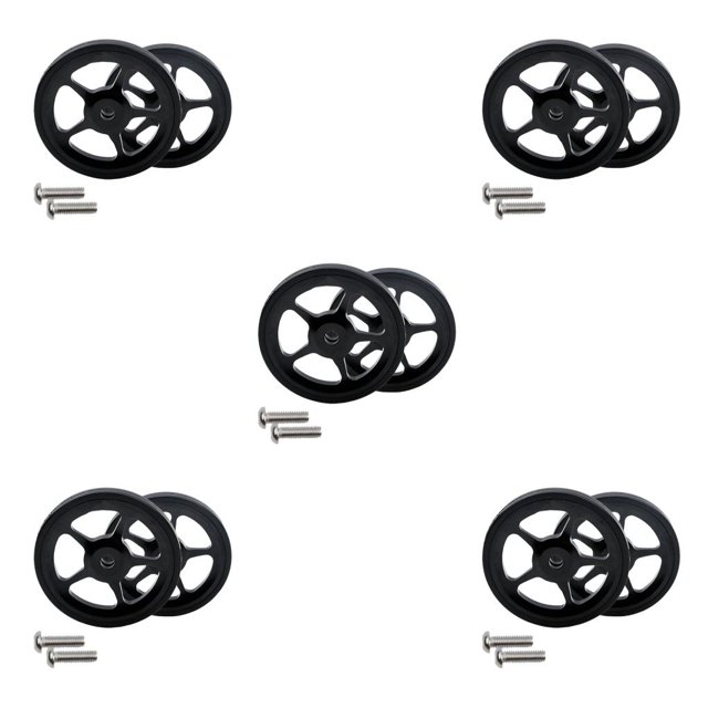 Eigraketly Wear-resistant Bike Easy Wheel Professional Easywheel Push Lightweight Rod CNC Telescopic Extension Tires Grip Good Bearing Type2 NO2 Eigraketly CBP496883