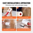 thumbnail image 5 of Stretch Film, 5 inches x 1000 feet, 2 Pack, 80 Gauge Industrial Strength Clear Durable Stretch Wrap Roll, Heavy Duty Shrink Film Stretch Wrap with Handles for Pallet Wrapping Shipping Moving, 5 of 7