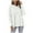 White, variant on Chbgutlmr Tops for Women Cowl Neck Ruffle Long Sleeve Tunic Tops Ruched Casual Comfy Fall Blouses Trendy