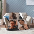 thumbnail image 6 of Blanket Sebastians Actors Stan Throw Flannel Blankets Warm Soft Cozy Fuzzy Air Conditioning Blanket for Living Room Sofa Bed Gift Blankets for All Seasons 40"x50", 6 of 6