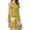 A468-2654, variant on Mustard Yellow Floral Repeat Pattern Spring Summer Dresses For Women Fashion Dress Casual Sleeveless Loose Sundress With Pockets