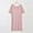 Pink, variant on MGDXOX Women's Oversized Short Sleeve Nightgown Crew Neck Backless Soft Sleep Shirt Dress for Loungewear Black L