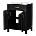 thumbnail image 7 of 24.2x18.5x34-inch Bathroom Vanity with Adjustable Interior Shelf for Flexible Storage, 7 of 7