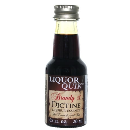 Calf Brandy - Liquor Quik Natural Brandy Essence 20 mL (Brandy & Dictine Liqueur)