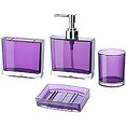 thumbnail image 3 of Bathroom Accessories Set 5 Pcs Bathroom Set, Acrylic Bathroom Decor Sets, Lotion Bottle, Soap Dish, Toothbrush Holder, 2 Toothbrush Cup, 3 of 7