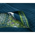 thumbnail image 4 of CHARRYARN King Size Quilt Set - Comforter Set Blue Bedding Sets, Soft Coverlet Patchwork Reversible Lightweight Bedspread with 2 Pillow Shams, (104"x90", 3 Pieces), 4 of 6
