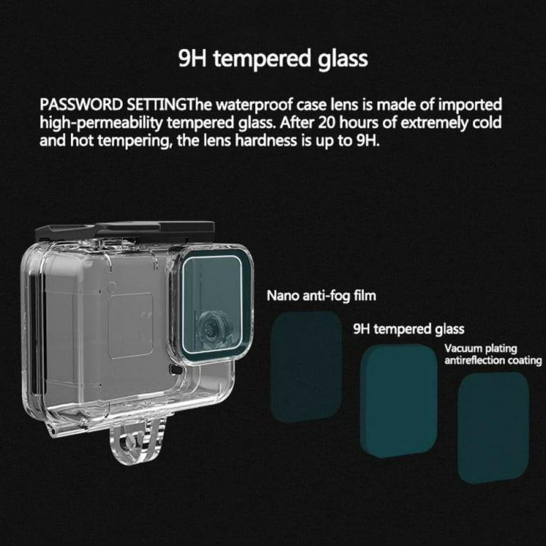 50M Waterproof Case for GoPro Hero 9 Black, Protective Underwater