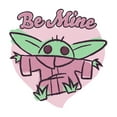 thumbnail image 2 of Junior's Star Wars: The Mandalorian Valentine's Day The Child Be Mine Sketch  Graphic Tee White Large, 2 of 3