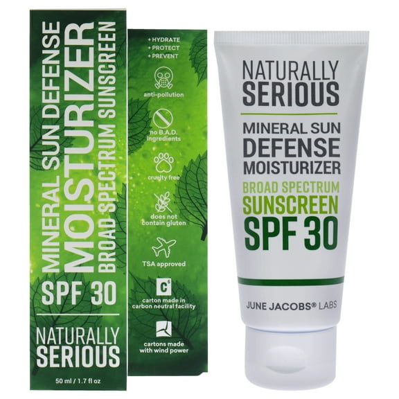 Naturally Serious Mineral Sun Defense Moisturize Sunscreen SPF 30 , 1.7 oz Sunscreen