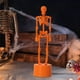 thumbnail image 4 of Adornos de calavera de plástico, decoraciones de Halloween, decoraciones luminosas de mesa para Halloween, decoraciones para fiestas de festivales de fantasmas, marcos de esqueletos, decoraciones para, 4 of 6