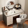 thumbnail image 2 of Storage Chair Dressing Table Lacquer Organizer Toilet Dressing Table Vanity Sofas Living Room Meuble De Chambre Home Furniture My Lux Decor Round, 2 of 28