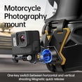 thumbnail image 3 of Motorcycle Helmet Chin Strap Mount Magnetic Quick Release Helmet Mount, 3 of 8