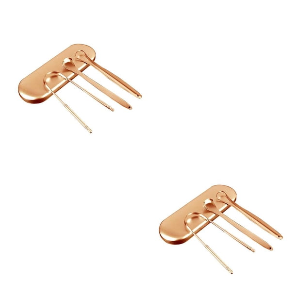 sweethay Rascadores de lengua portátiles de 3 piezas con estuche de viaje para adultos, herramientas para el mal aliento, Kit de ambientador Type1 NO1