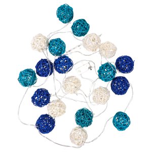 Raindrops 1Set LED Light String Blue Rattan Illumination pour les spectacles Décorations d'éclairage