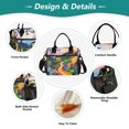 thumbnail image 3 of FORMRS Insulated Lunch Bag for Work School Unisex Large Capacity Cooler with Shoulder Strap, Art Path, 3 of 6