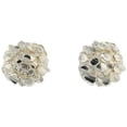 thumbnail image 2 of Floreo 10k Yellow Gold Solid Round Nugget Earrings, 2 of 2