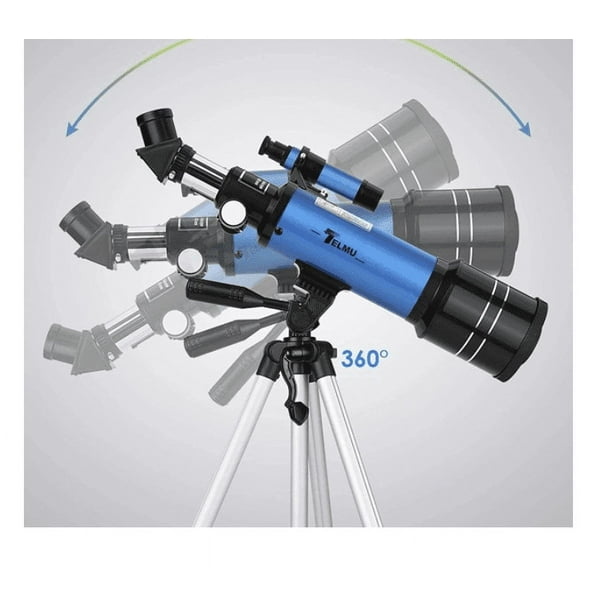 TELMU Telescope, 70mm Aperture 400mm AZ Mount Astronomical