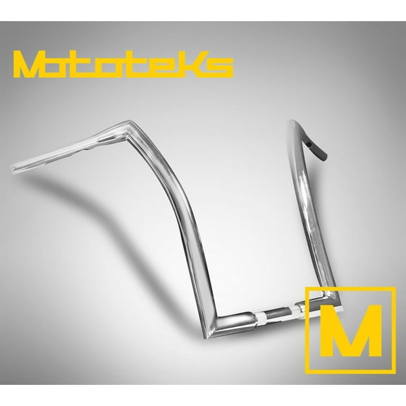 18" HARLEY APE HANGERS BARS CHROME HANDLE BARS FAT 1-1/2" DNA MONSTER BAR