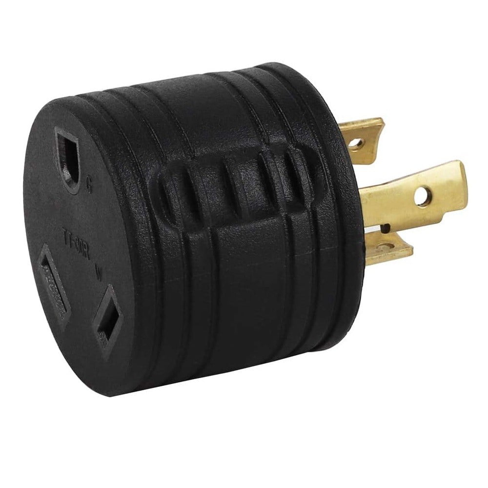 Generator RV Plug Adapter 30A 3-Prong Adapter L5-30P Male to TT-30R Female
