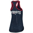 thumbnail image 3 of Women's G-III 4Her by Carl Banks Navy New England Patriots Tater Tank Top, 3 of 4