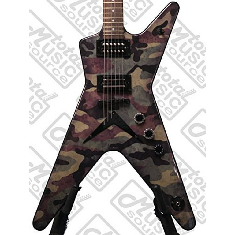 Dean Dimebag ML Camo Graphic Electric Guitar, Free Strap