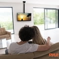 thumbnail image 7 of PYLE PCTVM15 - Universal Tilt, Swivel and Height Adjustable TV Ceiling Mount Bracket Fits Virtually All 23” - 42'' TVs (Flat Panel HDTV, LCD, LED, Plasma and Smart TVs), 7 of 7