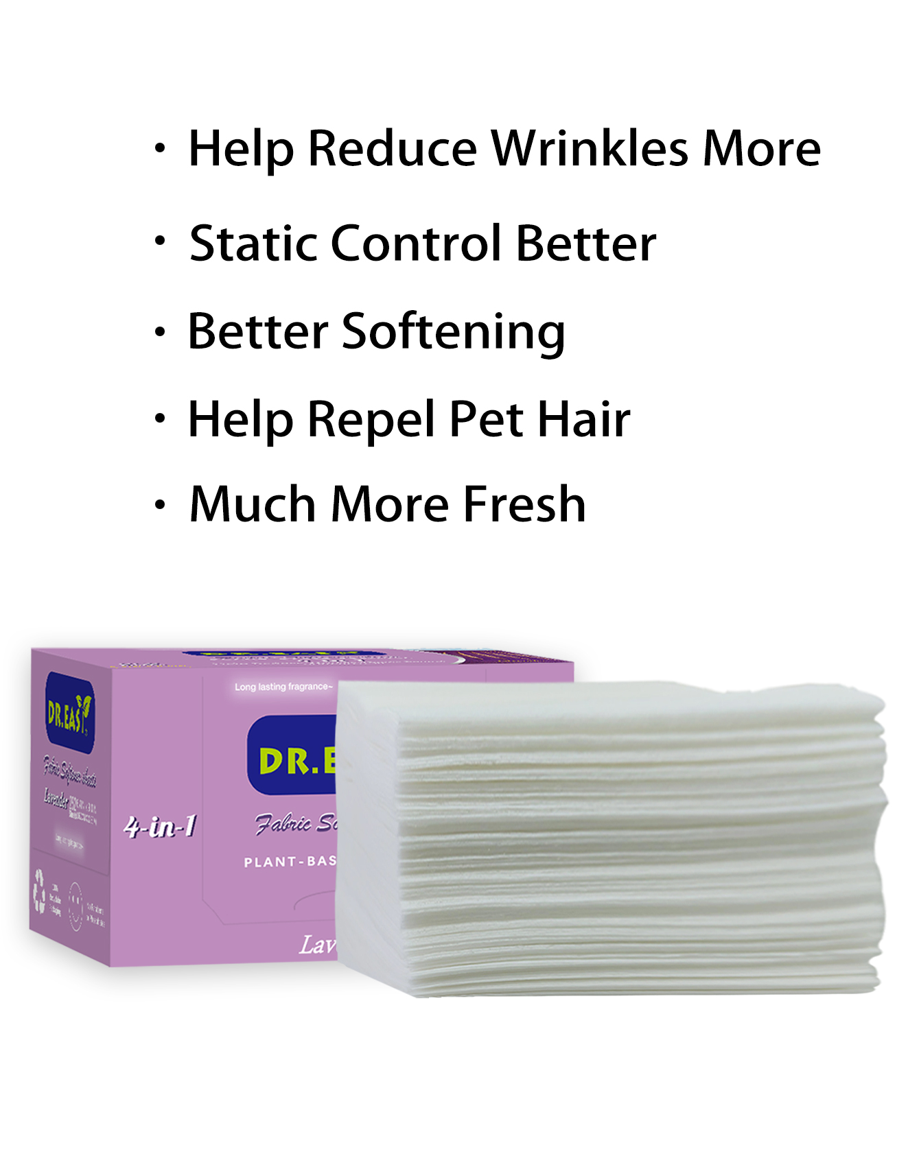 Dr.Easy Plant-Based Dryer Sheets, 252 Count photo 5