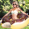 thumbnail image 5 of Anillo de natación Donut Booy Anillo de natación Donut Piscina para adultos y niños Boya de verano Toy-120cm de agua kaili Sencillez, 5 of 5