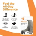 thumbnail image 6 of Brownmed IMAK Compression Arthritis Socks - Small - Heather Gray, 6 of 6