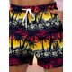 thumbnail image 3 of Pantalones cortos de tabla para hombre, pantalones cortos de playa con cordón, estampado Tiki, árbol de coco, de secado rápido, pantalones cortos casuales hawaianos para vacaciones, 4 microelásticos, 3 of 5