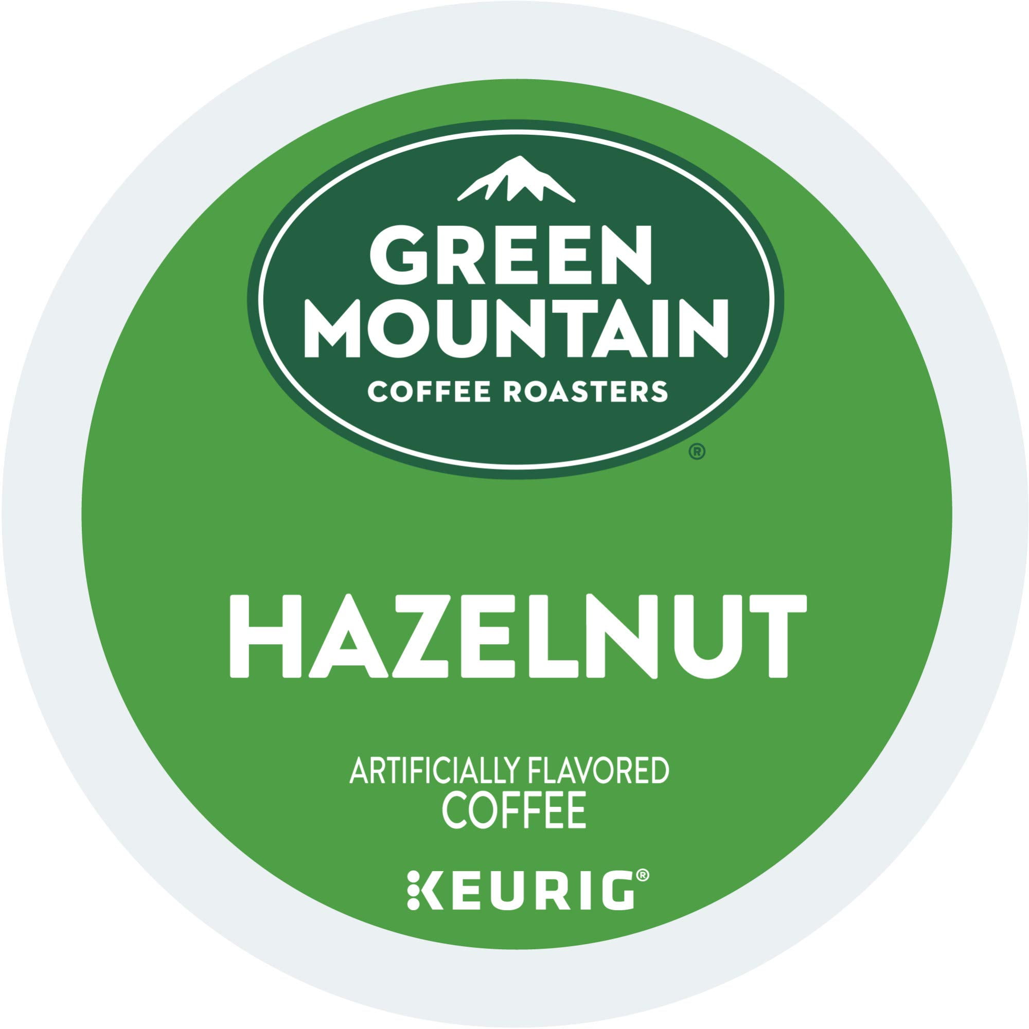 Green Mountain Coffee Roasters Hazelnut, Keurig Single Serve K-Cup Pods, Light Roast Coffee, 60 Count, (6 Packs Of 10).