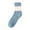 Light Blue, variant on DJN Women's Coral Velvet Socks Thick Cozy Home Socks with Cute Prints Non-Slip Winter Warm Mid-Crew Socks Black One Size