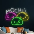 thumbnail image 5 of Handmadetneonsign Mochi Neon Sign, Japanese Rice Cake Wall Art Decor, Street Food Restaurant Wall Decor, 5 of 5