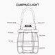 thumbnail image 2 of Linterna Portátil Para Acampar Equipo de camping Linterna 1500-3200K Lámpara de atmósfera 2000mAh Atenuación continua, 2 of 8