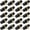 Black, variant on Villar Home Designs Door Knob Versa Chrome Keyed 20 Pack