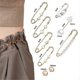 thumbnail image 3 of 70 piezas de broches de perlas, broches dobles de perlas sintéticas para ajustar la cintura, botones de moda para mujer., 3 of 5